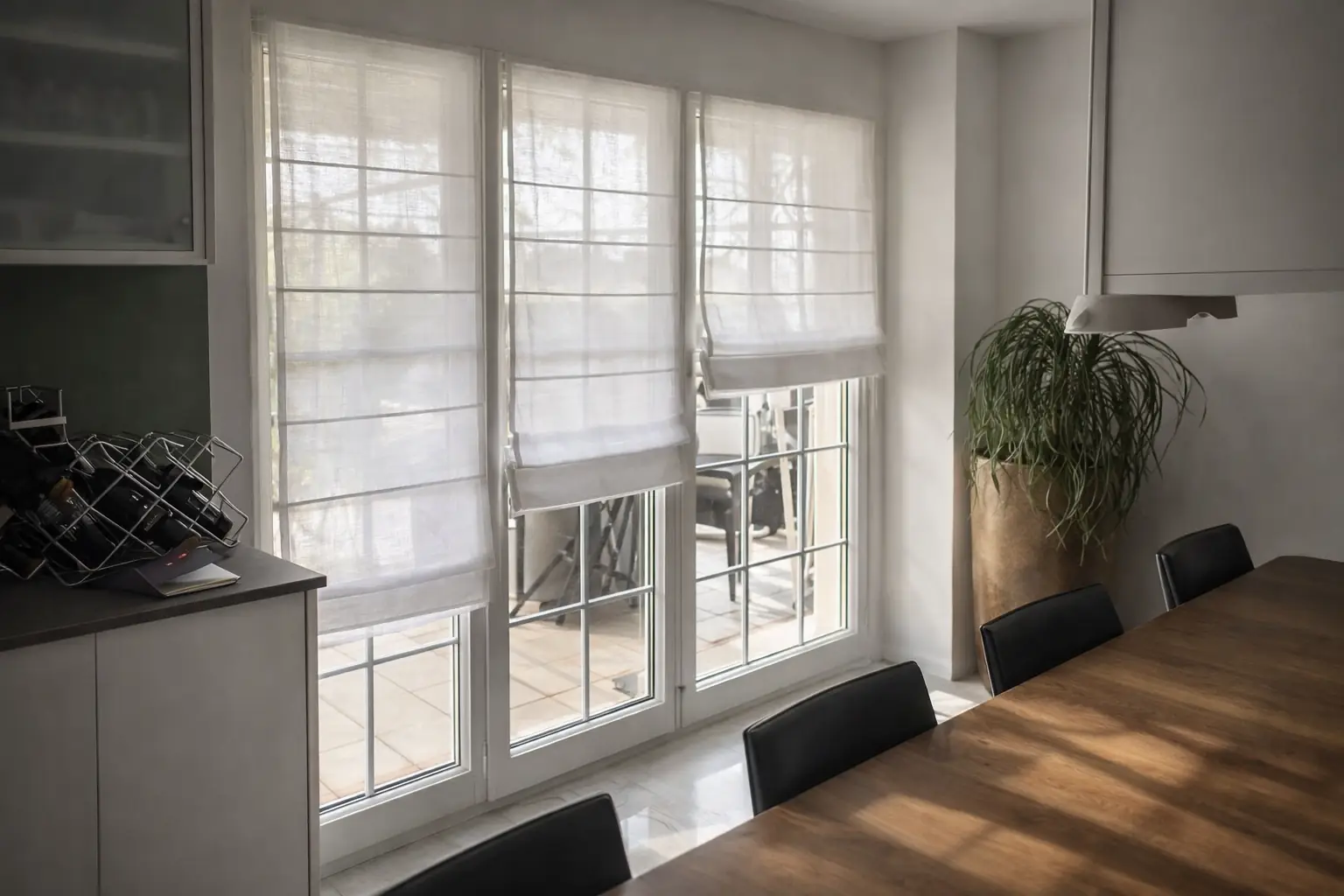 Stores drapés sur mesure