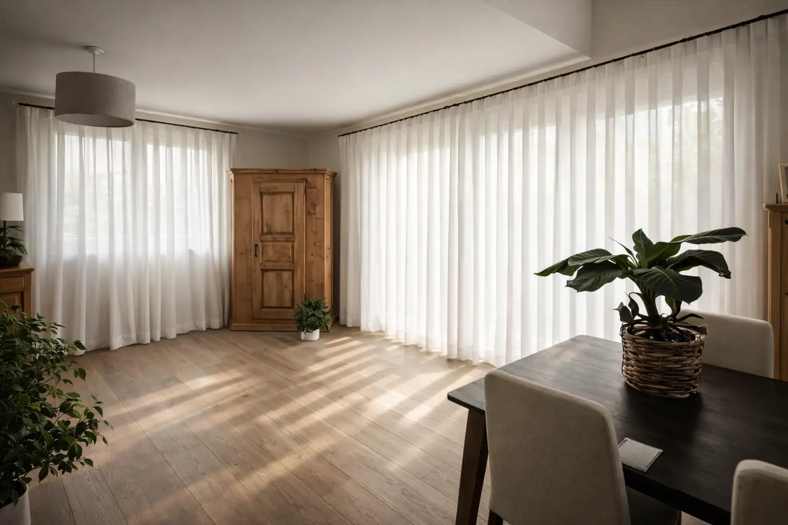 Rideaux voilage sur mesure